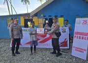 Sambut Ultah Bhayangkara, Polsek Marisa Bagi-Bagi Sembako, Hati Warga Auto Adem