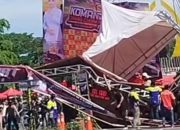 Drama di Komando Cup! Panggung Utama Ambruk, Penonton Lari Kocar-Kacir!