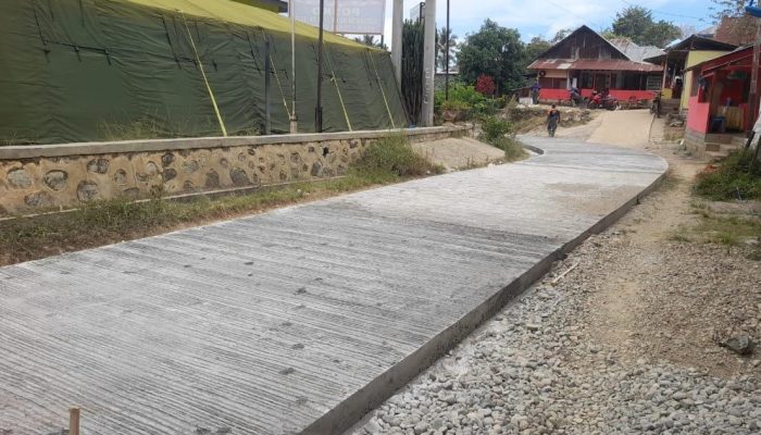Sekarang Aesthetic! Jalan Baru TMMD Jadi Mimpi Nyata Warga Desa Tonala