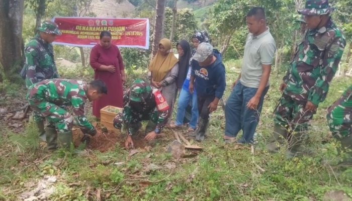 Tanam Pohon, Tanam Harapan! TMMD ke-126 Bikin Desa Tonala Makin Hijau