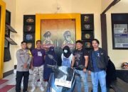 Terduga pelaku curanmor yang diamankan Team Rajawali Polresta Gorontalo Kota dan Polsek Kota Utara. (foto.istimewa)